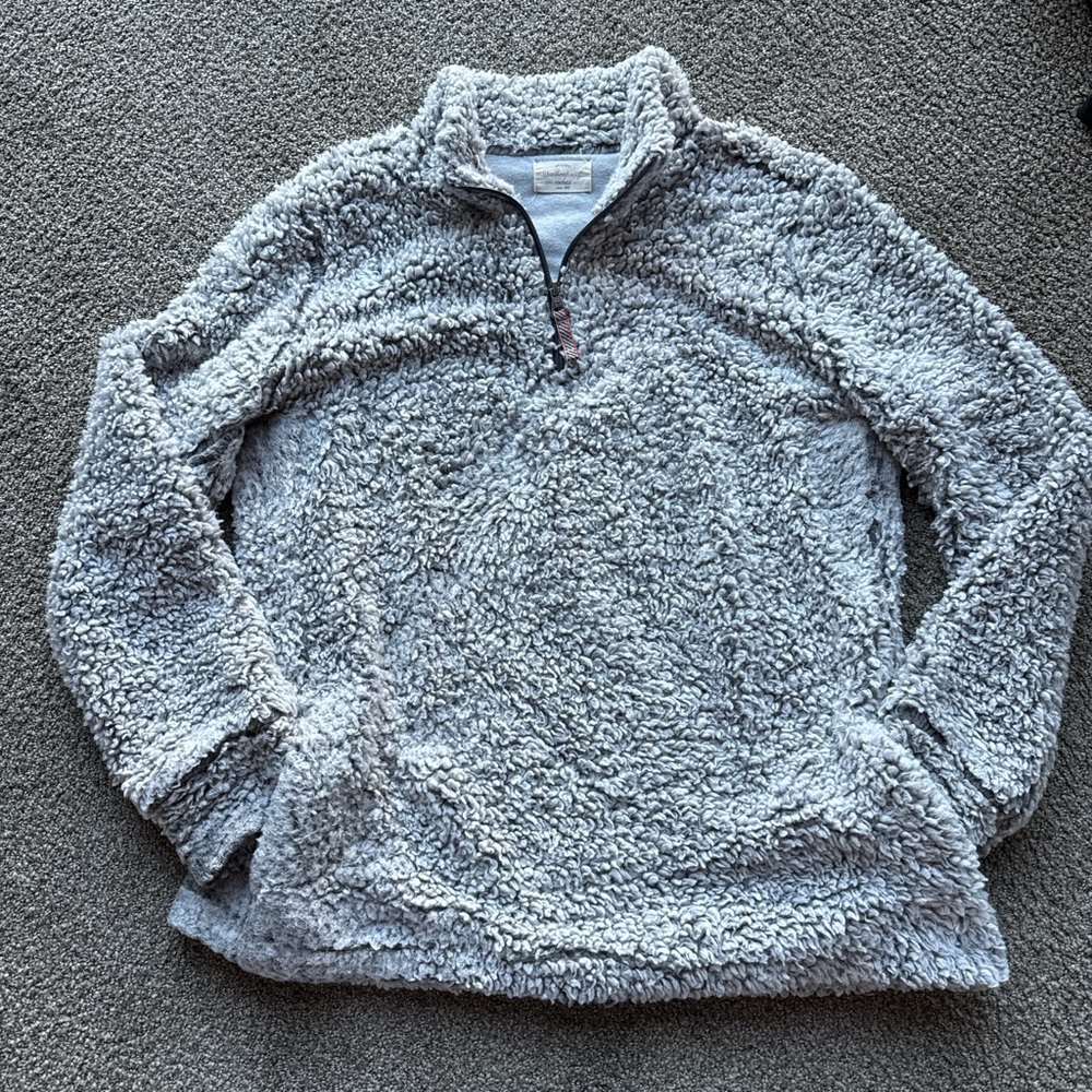 Weatherproof Gray Sherpa Windbreaker